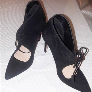 Aldo Lace Up Bootie Heel